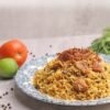 Alexandria-Style Spiced Liver with Peppers and Saffron Rice