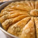 Algerian Almond and Sesame Baklava Triangles