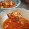 Algerian Harira Soup with Lamb and Chickpeas