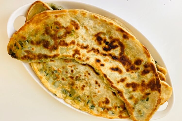 Algerian Stuffed Semolina Flatbread