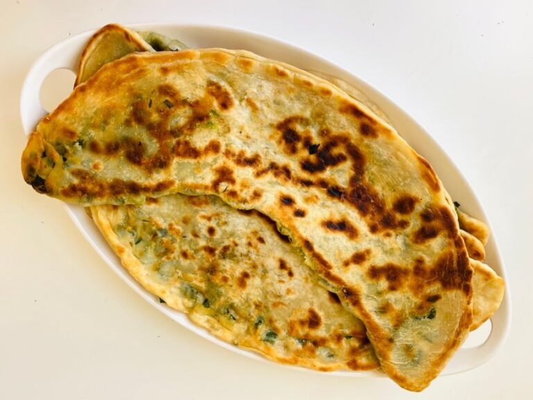 Algerian Stuffed Semolina Flatbread