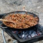 Algerian Torn Semolina Crepe and Lamb Stew