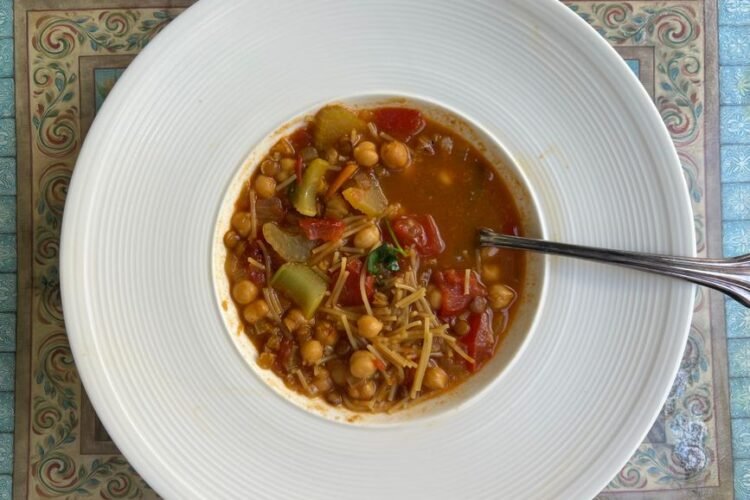 Algerian White Lamb and Chickpea Soup