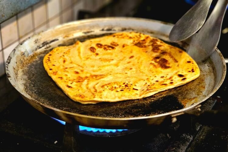 Aloo Paratha with Butter