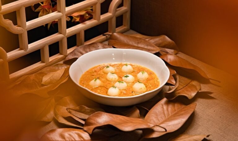 Bengali Spongy Cheese Dumplings in Sugar Syrup