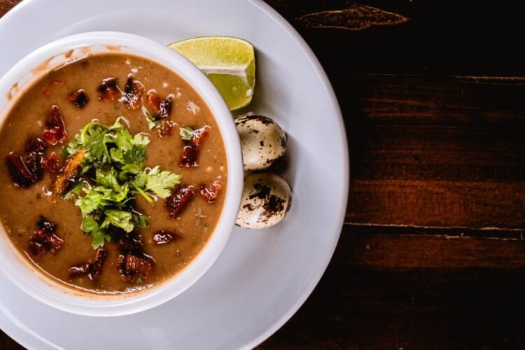 Brazilian Black Bean Soup Shots