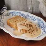 Brown Butter Sweet Corn Layer Cake with Honey Buttercream and Candied Bacon