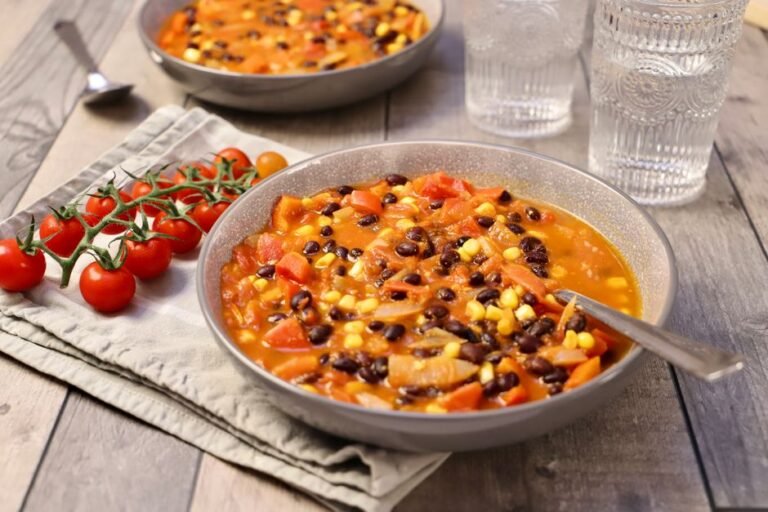 Cameroon Corn Fufu with Egusi Stew