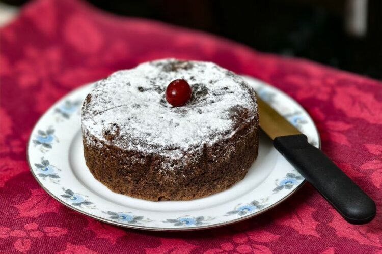 Capri-Style Chocolate Almond Flourless Cake