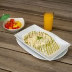 Chicken Enchiladas in Creamy Roasted Tomatillo Sauce
