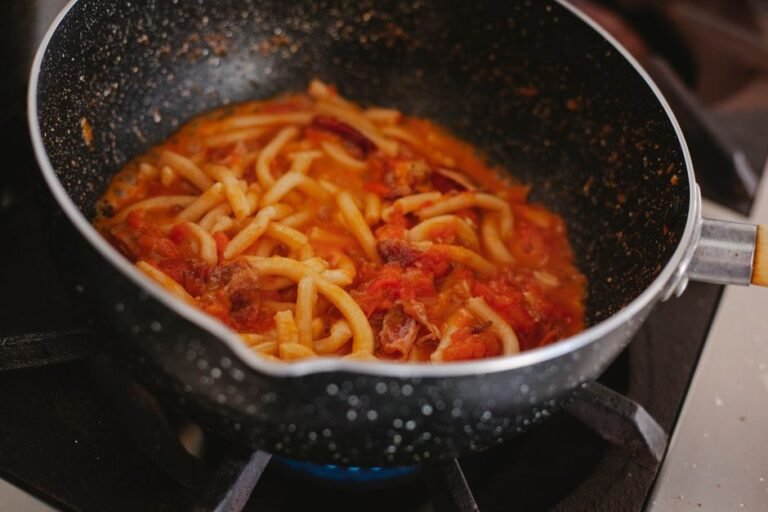 Classic Amatriciana Spaghetti with Guanciale and Pecorino