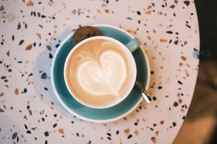 Classic Australian Flat White Coffee