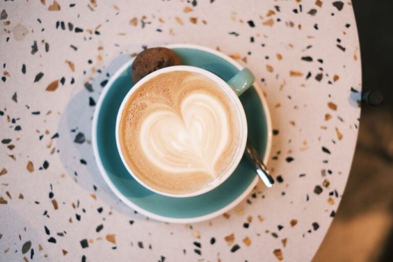 Classic Australian Flat White Coffee