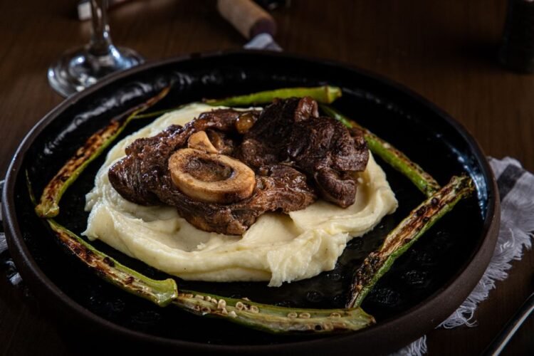 Classic Entrecote Bordelaise with Red Wine and Bone Marrow Sauce