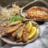 Crispy Greek Fried Cheese Saganaki with Lemon