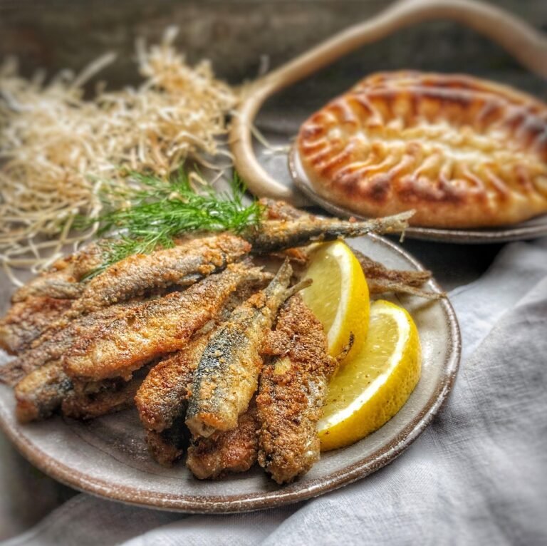 Crispy Greek Fried Cheese Saganaki with Lemon