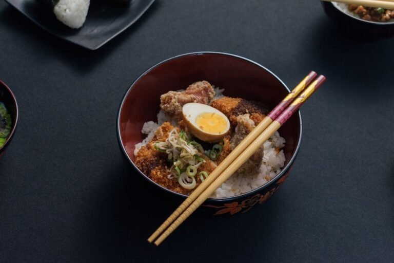 Crispy Pork Cutlet and Egg Rice Bowl