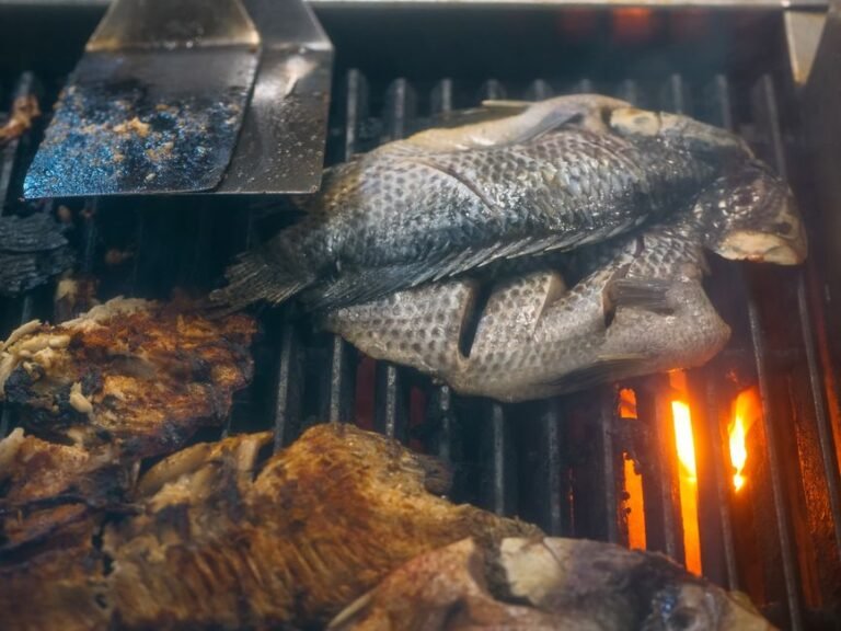 Dakar-Style Grilled Fish with Spicy Onion-Lime Sauce