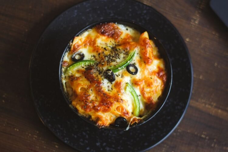 Egyptian Baked Pasta with Spiced Beef and Bechamel
