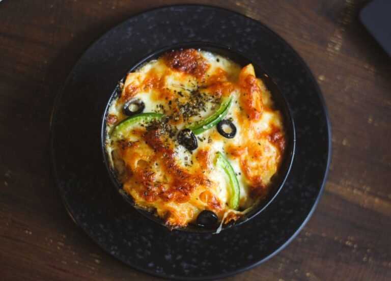 Egyptian Baked Pasta with Spiced Beef and Bechamel