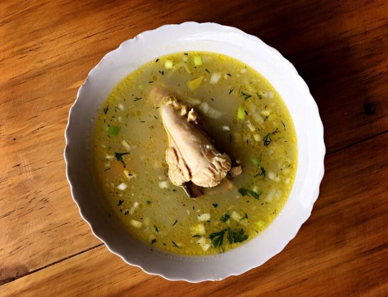 Egyptian Bird’s Tongue Orzo and Chicken Soup