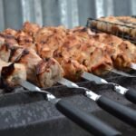 Egyptian Chicken Skewers with Warm Spice Yogurt Marinade