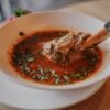 Egyptian Garlic and Ginger Cow Feet Soup