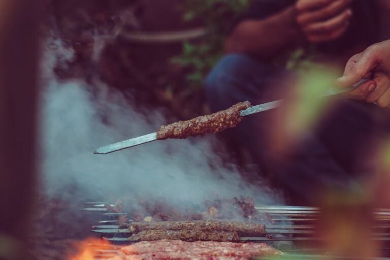 Egyptian Grilled Minced Meat Skewers
