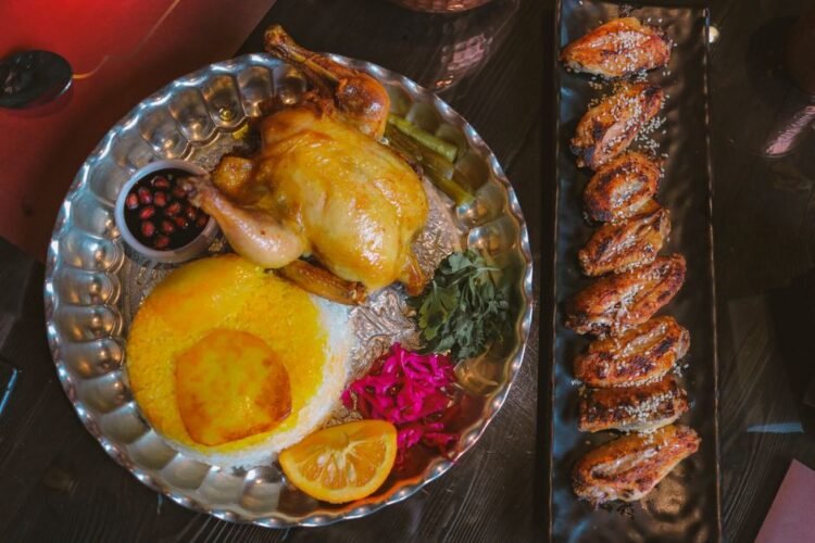 Egyptian Roast Duck with Spiced Rice Stuffing