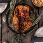 Egyptian Stuffed Pigeon with Freekeh and Herbs