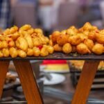 Egyptian Sweet Honey Fritters with Rose-Orange Syrup