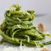 Genoese Basil Pesto Pasta with Linguine