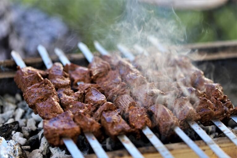 Ghanaian Spiced Beef Skewers
