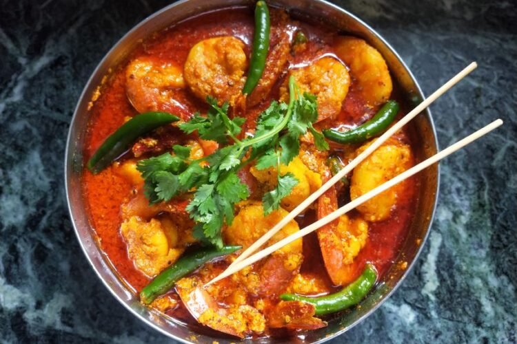 Goan Coconut Shrimp Curry with Kokum and Curry Leaves