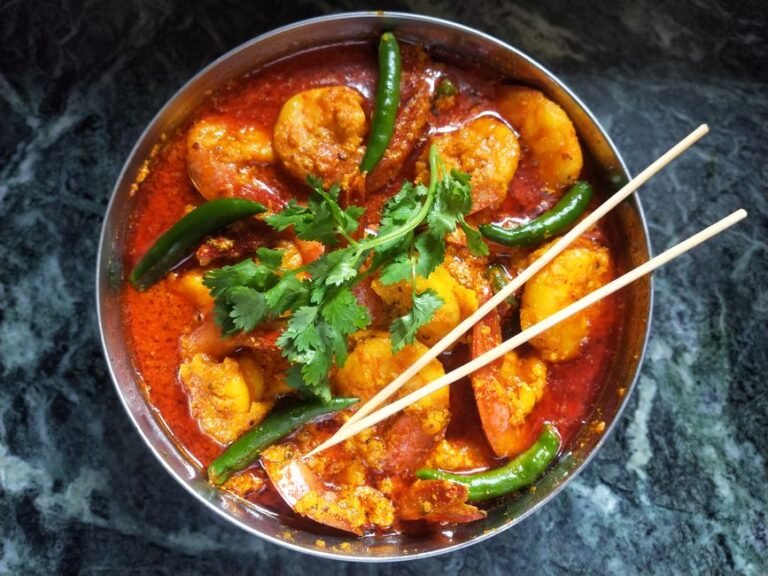 Goan Coconut Shrimp Curry with Kokum and Curry Leaves