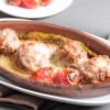 Greek Baked Soutzoukakia Meatballs in Tomato Sauce