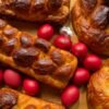 Greek Easter Braided Sweet Bread with Mahlepi and Mastiha