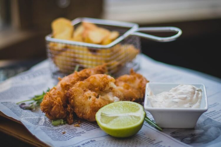 Greek Salted Cod with Garlic Potato Dip