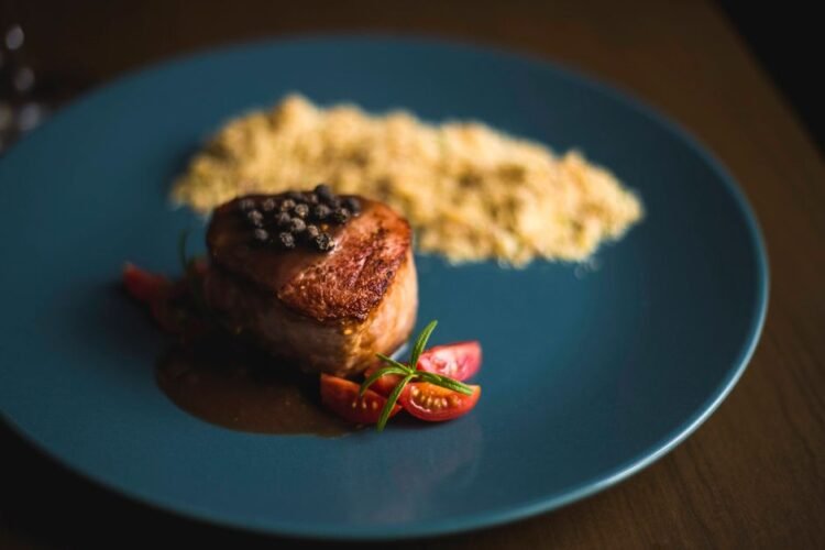 Green Peppercorn Steak