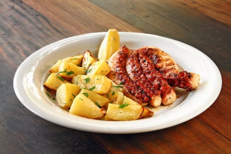 Grilled Octopus with Lemon and Oregano