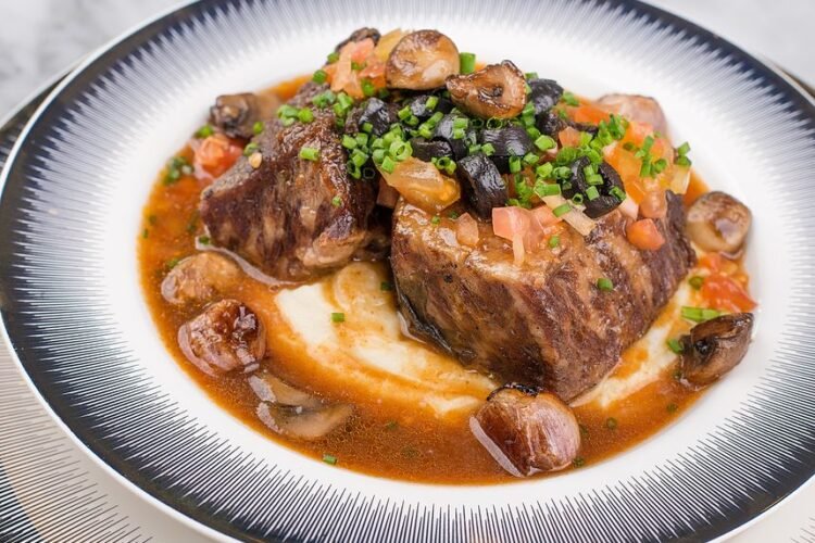 Guinea Fowl Braised with Wild Mushrooms