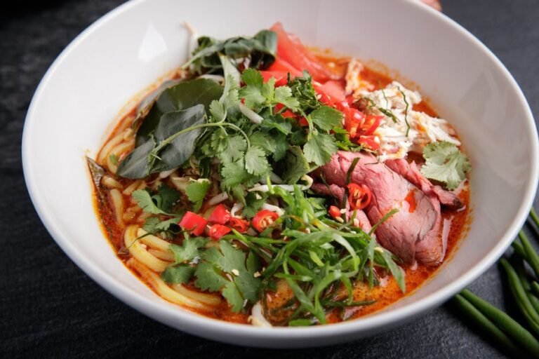 Hue-Style Spicy Beef and Pork Noodle Soup