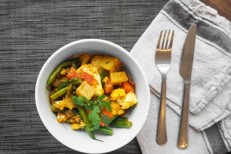 Indian-Style Potato and Cauliflower Curry