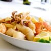 Italian Mixed Fried Seafood Platter