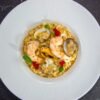 Italian Seafood Risotto with Mussels, Clams, and Shrimp