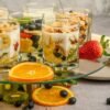 Ivorian Millet Yogurt Dessert with Tropical Fruit