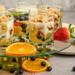 Ivorian Millet Yogurt Dessert with Tropical Fruit