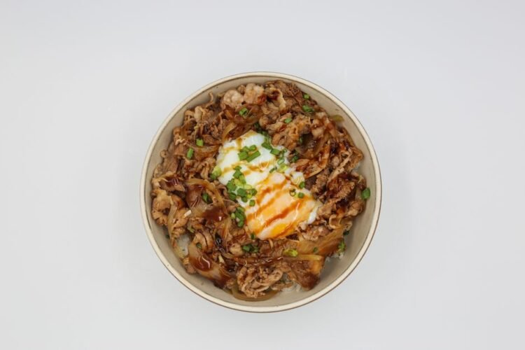 Japanese Simmered Beef Rice Bowl