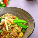Japchae Glass Noodles with Vegetables