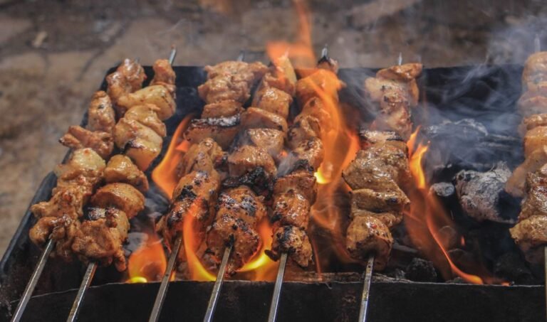 Kenyan Charcoal-Grilled Meat Skewers
